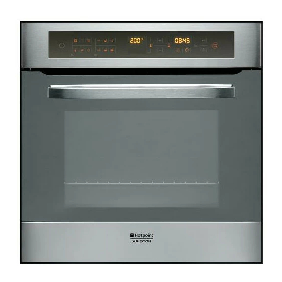 Hotpoint SH103PX S Operating Instructions Manual