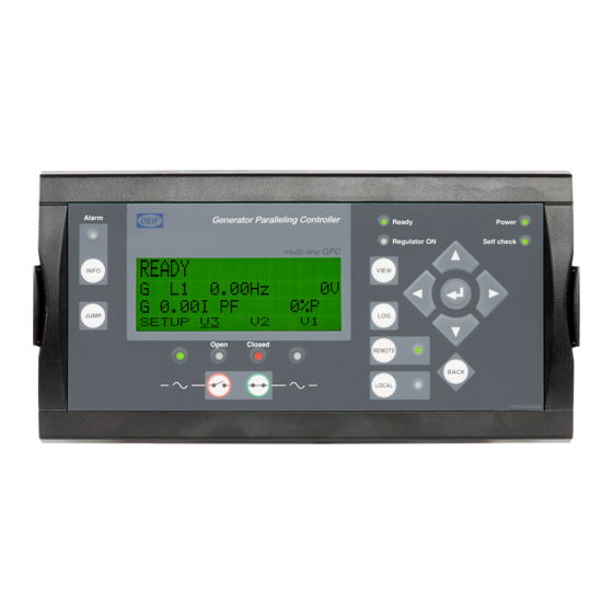 Deif GPC-3 Installation Instructions Manual