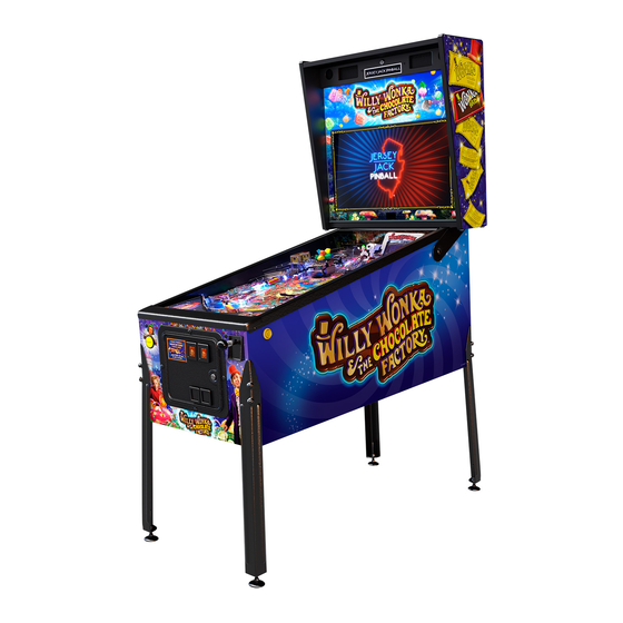 Jersey Jack Pinball Willy Wonka The Chocolate Factory Operation Manual