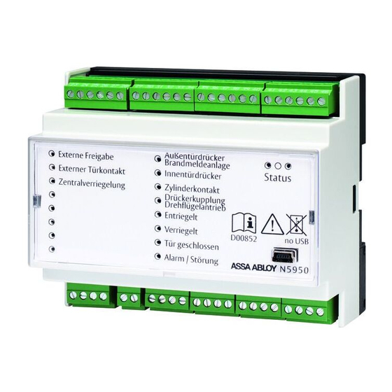 Assa Abloy OneSystem IO-Modul N5950 Manuals