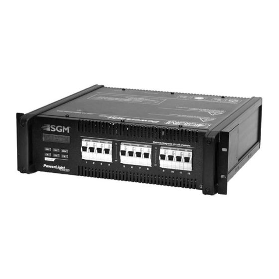 SGM Powerlight 1212D User Manual