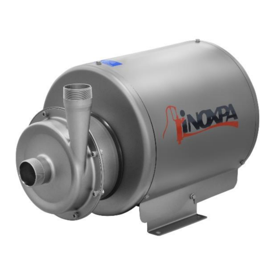 User Manuals: INOXPA ESTAMPINOX EFI Centrifugal Pump