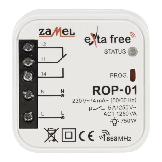 Zamel ROP-01 Manuals