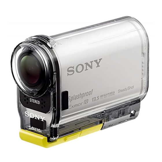 Sony HDR-AS Series Manuals
