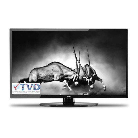 AOC LE32W354F Maintenance Service Manual
