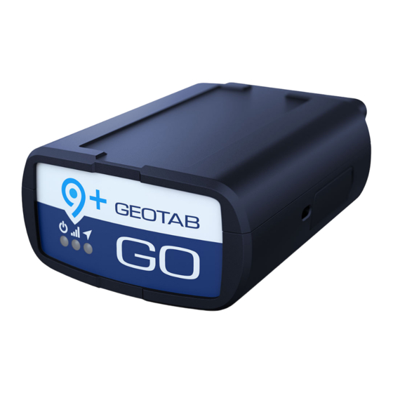 Geotab GO9+ Manual