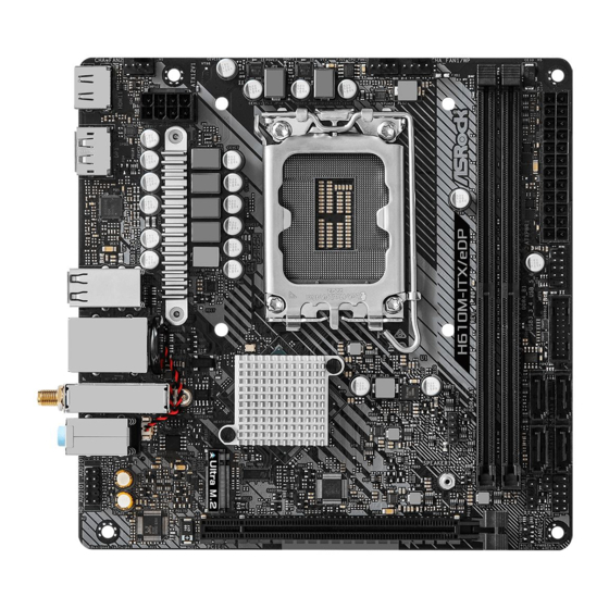 ASROCK H610M-ITX/eDP User Manual