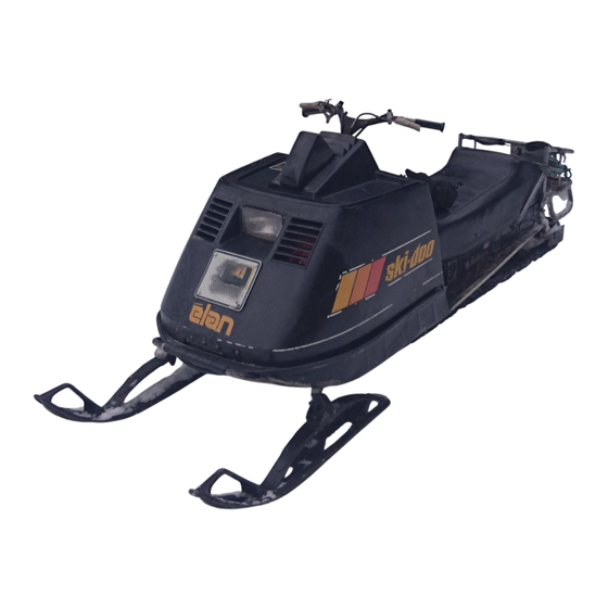 BOMBARDIER ski-doo elan 250 1980 Operator's Manual
