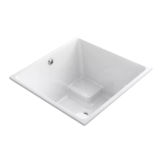 Kohler Underscore K-1968-0 Installation Instructions Manual