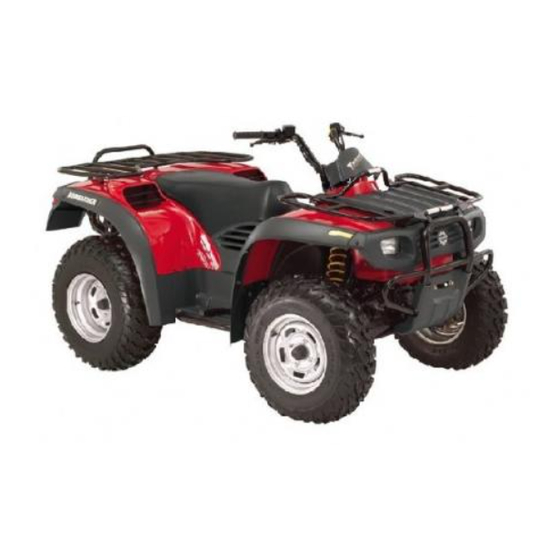 BOMBARDIER TRAXTER 2001 Shop Manual