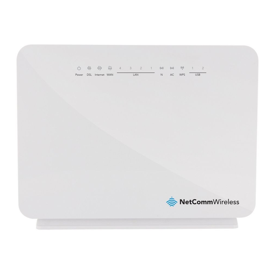 NetComm NF8AC Quick Start Manual