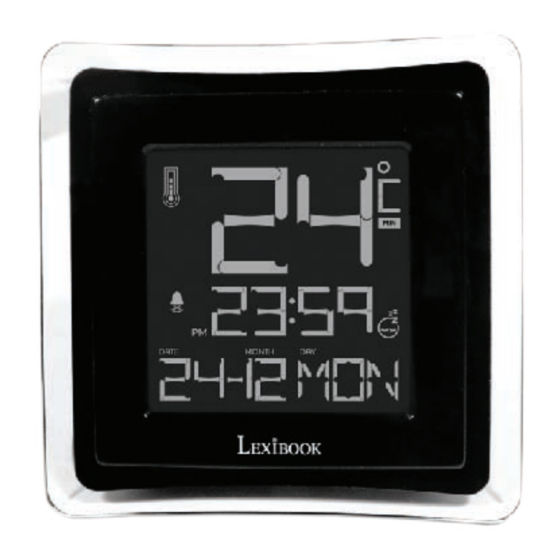 LEXIBOOK TH010 THERMOCLOCK PURE INSTRUCTION MANUAL Pdf Download