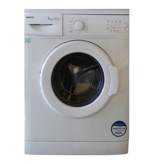 White for sale online Beko WM5100W Washing Machine Drawer 