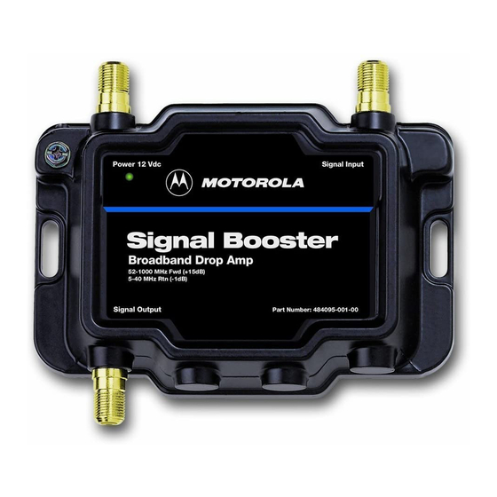 Motorola SIGNAL BOOSTER - WARRANTY Limited Warranty