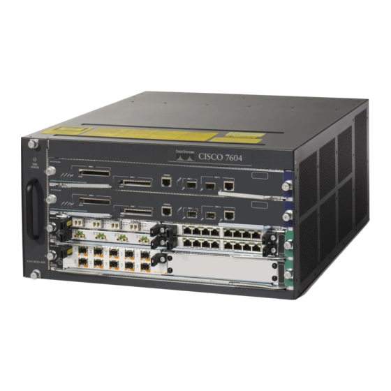 Cisco 7604-RSP720C-R Configuration Manual