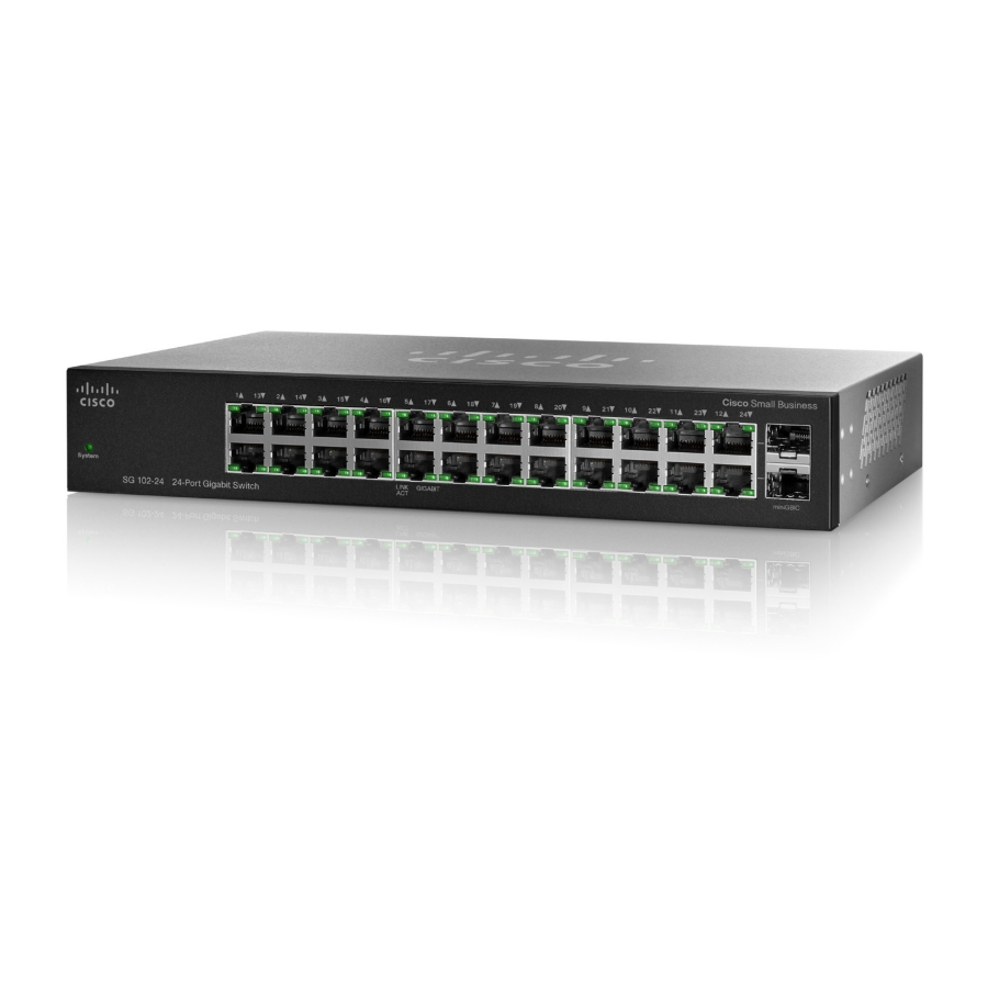 CISCO SF100D-08 QUICK START MANUAL Pdf Download | ManualsLib