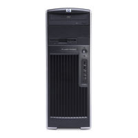 HP Xw6400 - Workstation - 4 GB RAM Service And Technical Reference Manual