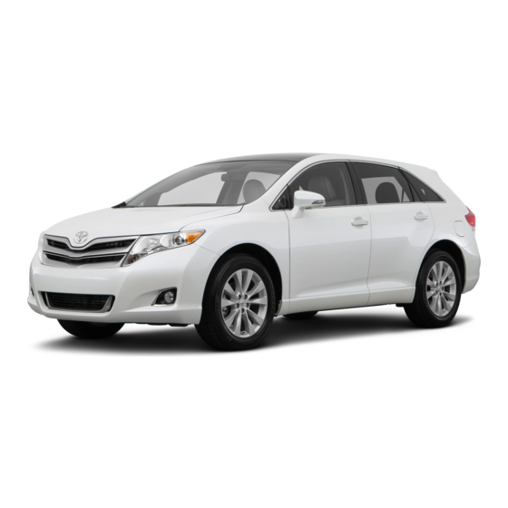 Toyota 2015 Venza Quick Reference Manual