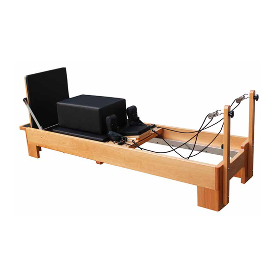Byron BAY PILATES Pilates Studio Reformer Assembly & Instruction Manual