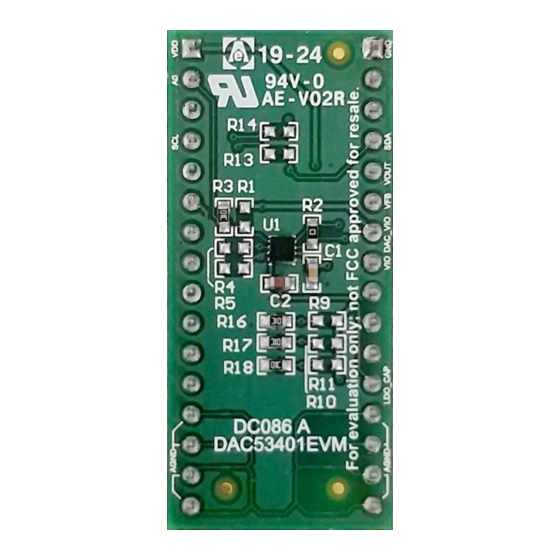 Texas Instruments DAC53401EVM User Manual
