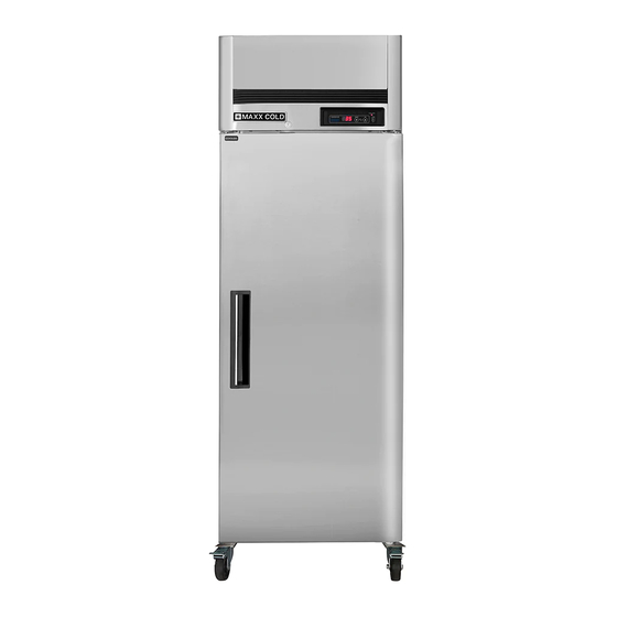 Maxx Cold MCRT-23FD Installation And Operation Manual
