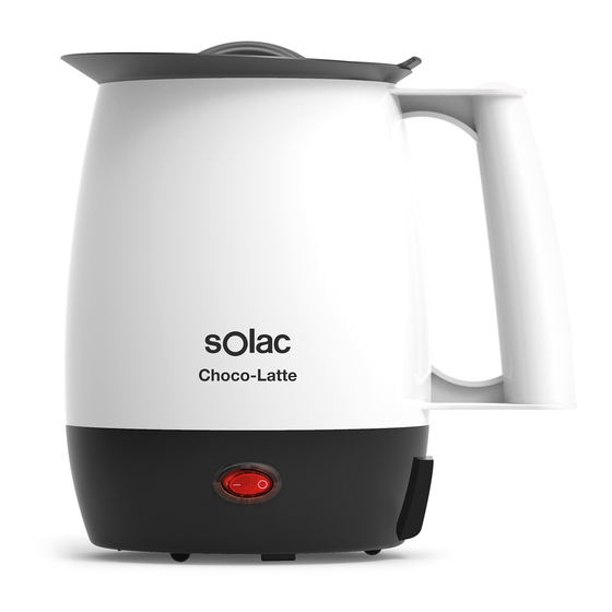 SOLAC Choco-Latte Instructions For Use Manual