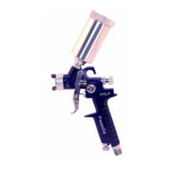 Paasche Airbrush HG-08 Instruction Manual