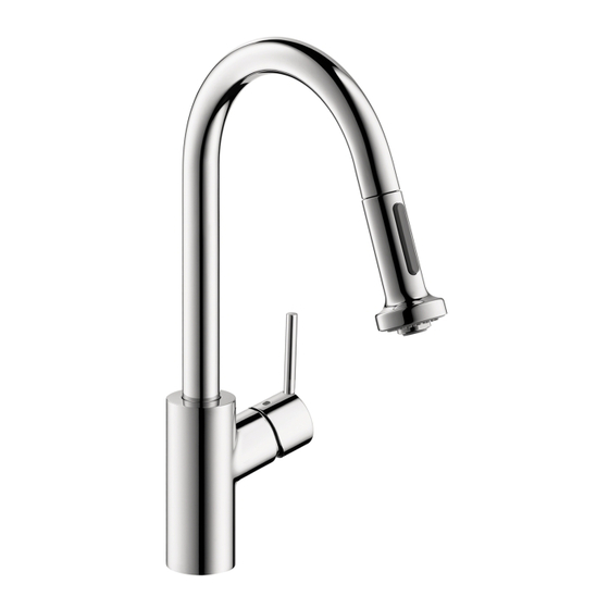 Hans Grohe Talis S SemiArc 2-Spray Pull-Out 04247 0 Series Installation/User Instructions/Warranty