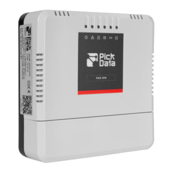 PickData PICK VPN Quick Installation Manual