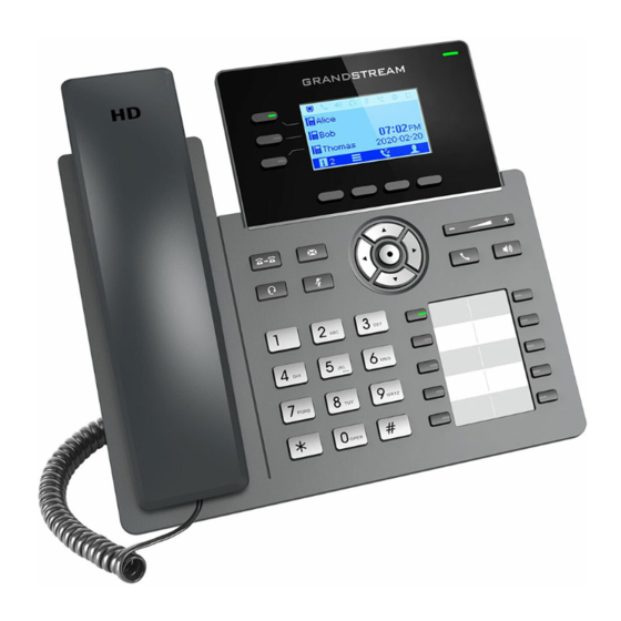 Grandstream Networks BroadWorks BLF GRP260X Configuration Manual