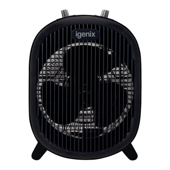 iGenix IG9022 Electric Fan Heater Manuals