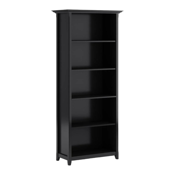 Simpli Home Amherst AXCAMH09-BL Manual