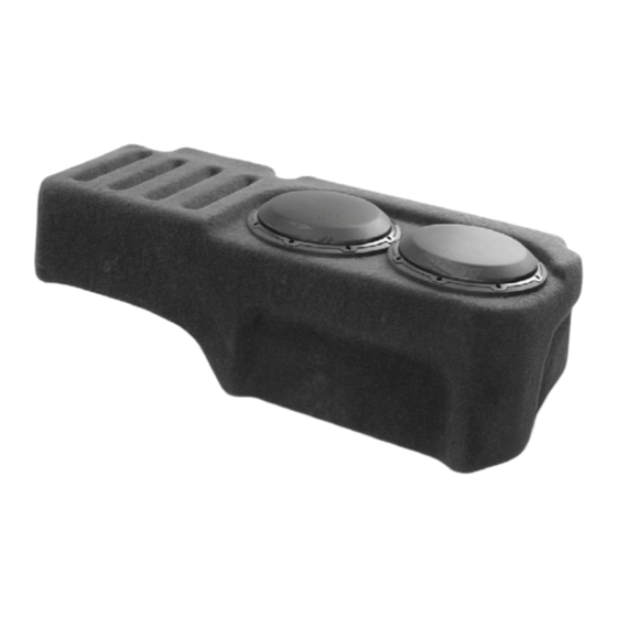 JL Audio Stealthbox SB-GM-SLVEXT2/10W1v3 Installation Manual