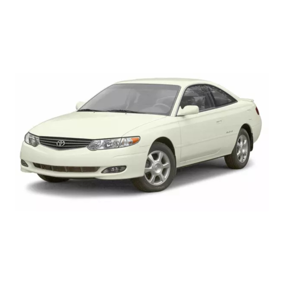 Toyota Solara 2002 Operating Manual