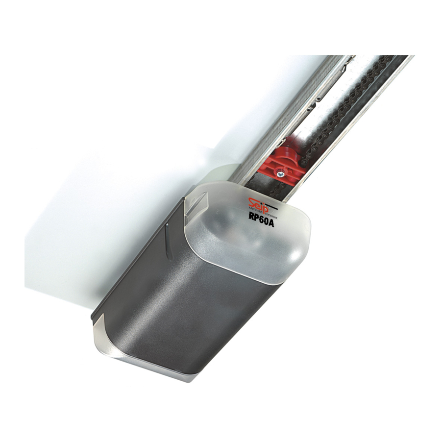 Seip RP60A Installation Instructions Manual