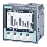 Siemens SENTRON PAC4200 Manual