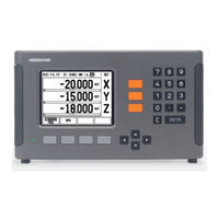HEIDENHAIN ND 780 Operating Instructions Manual
