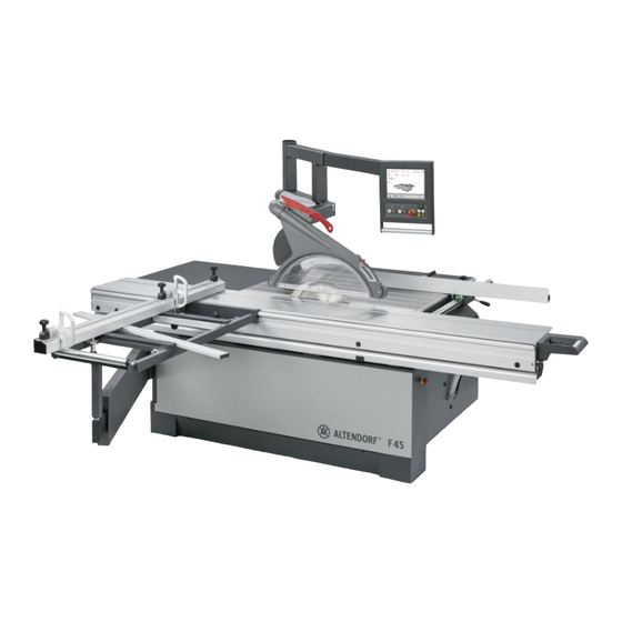 Altendorf ElmoDrive F45 Operating Manual