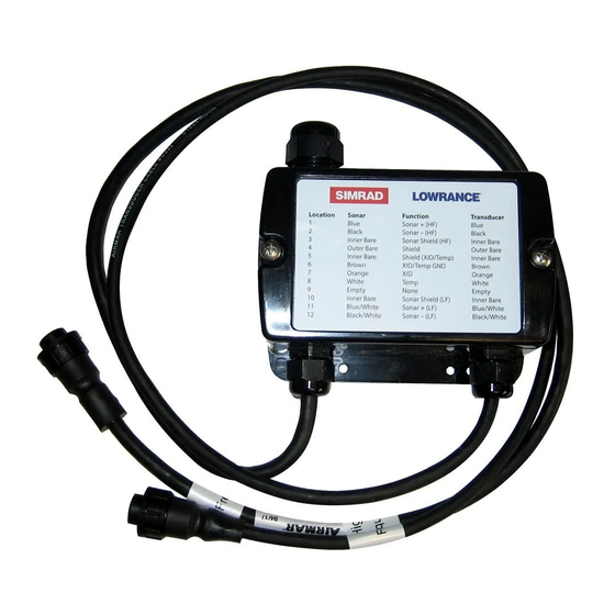 Simrad Lowrance B265LH Installation Instructions