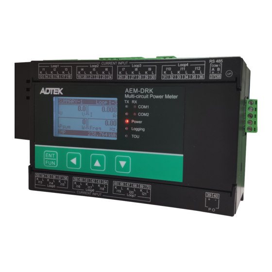 ADTEK AEM-DRK Operation Manual