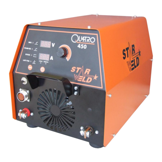 STARWELD QUATRO 450 Manuals