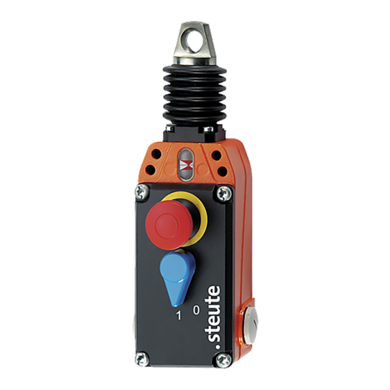 steute ZS 80 Mounting And Wiring Instructions