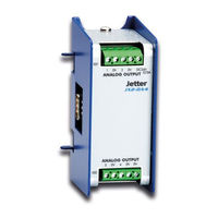 Jetter JetWeb JX2-OA4 Operator's Manual