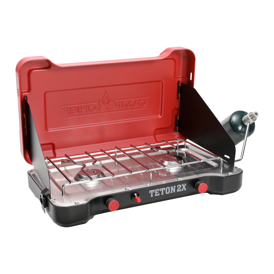Camp Chef MSTX - CAMP STOVE Manual