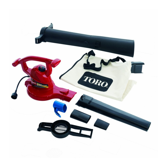Toro 51599 - Ultra 12 Amp Variable Speed Electric Blower/Vacuum Manuals