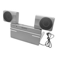 Sony SRS-T77 - Travel Speakers With Worldwide Voltage AC Adaptor Service Manual