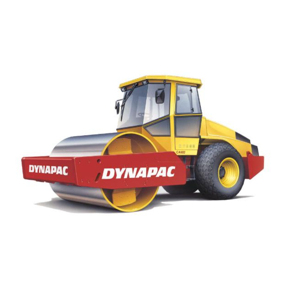 Dynapac CA 602 Maintenance Manual