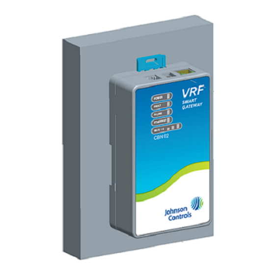 Johnson Controls VRF Smart Gateway Installation Instructions Manual