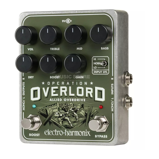 Electro-Harmonix OPERATION OVERLORD Manual