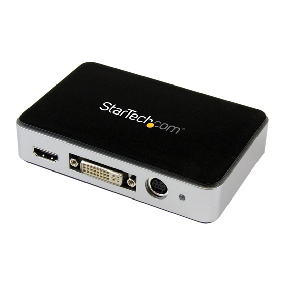 StarTech.com USB3HDCAP Manual